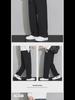 Men's Autumn Heavyweight Japanese-Style Wide-Leg Sweatpants: Trendy Straight Casual Sports Pants