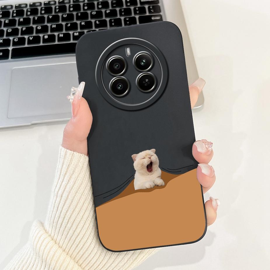 For Realme 12 Pro Plus Case RMX3840 Cute Cartoon Cover Soft Silicone Phone Case For Realme 12 Plus 12X Realme12 Pro + Bags Shell