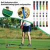 48" Golf Alignment Stick Rod Pole Full Swing Training Setting Practice Folding