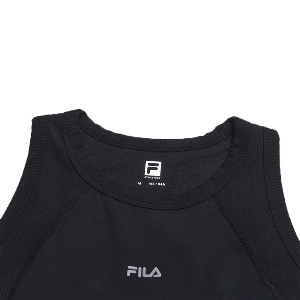 FILA Fitness Classic Training Versatile Comfortable Tight Sports Tank Top Women tops Deep-Black A11W621124FBK