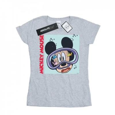 Dámske/Dámske bavlnené tričko Mickey Mouse pod vodou