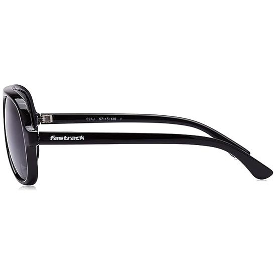 Fastrack Men Pilot Non Polarization Sunglasses (Black) Pack of 2