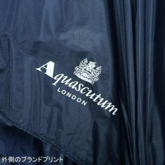 80g carbon fiber folding umbrella navy blue [Aquascutum] Ultra-lightweight women's (rain umbrella)