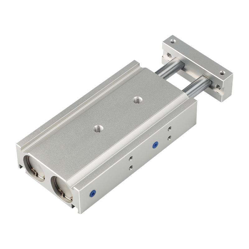 Double Shaft, Double Rod Pneumatic Cylinder TR Series (Sizes: 6/10/16/20/25/32/X10 to X100)