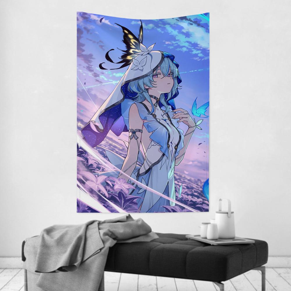 The Shorekeeper Game WWuthering Waves Tapestry Room Decor Wall Cloth Party Hanging Background Room Decor Baby Room