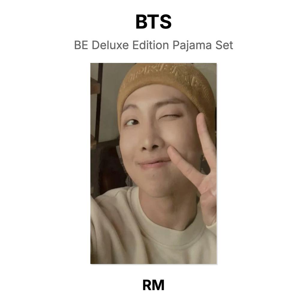 BTS Set Pijamale BE Ediție Deluxe Fotocartă Oficială