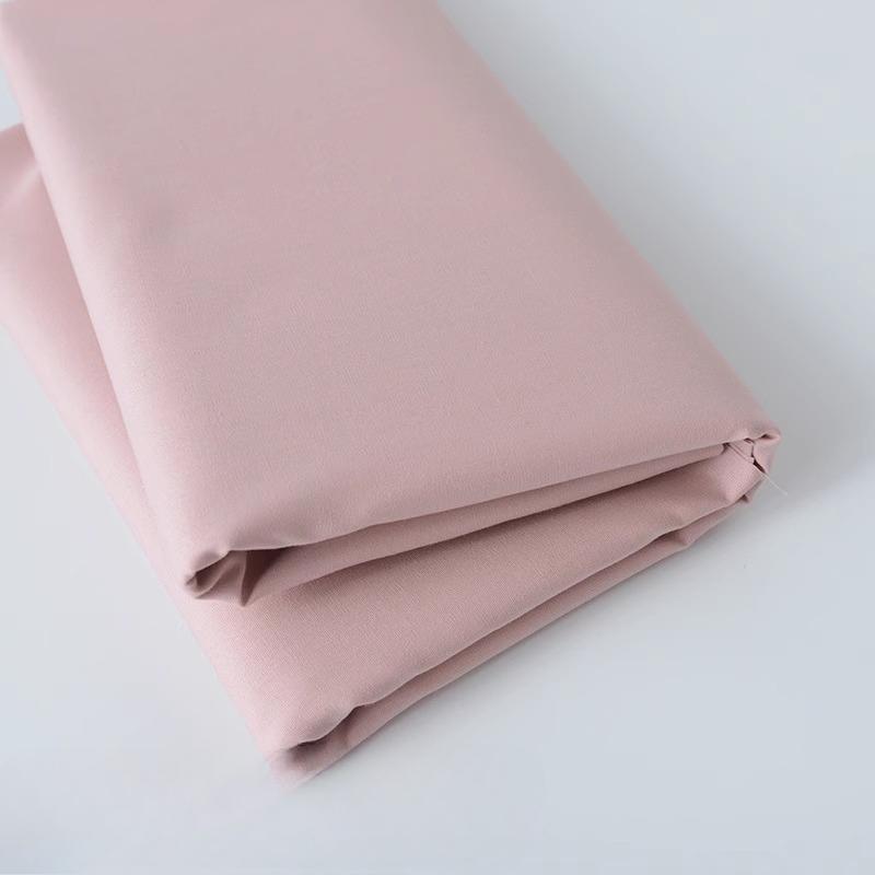 Wide 140cm Cotton Poplin Fabric Solid Color White Red Black for Sewing Accessories Quilting Patchwork Handmade 100/300/500cm