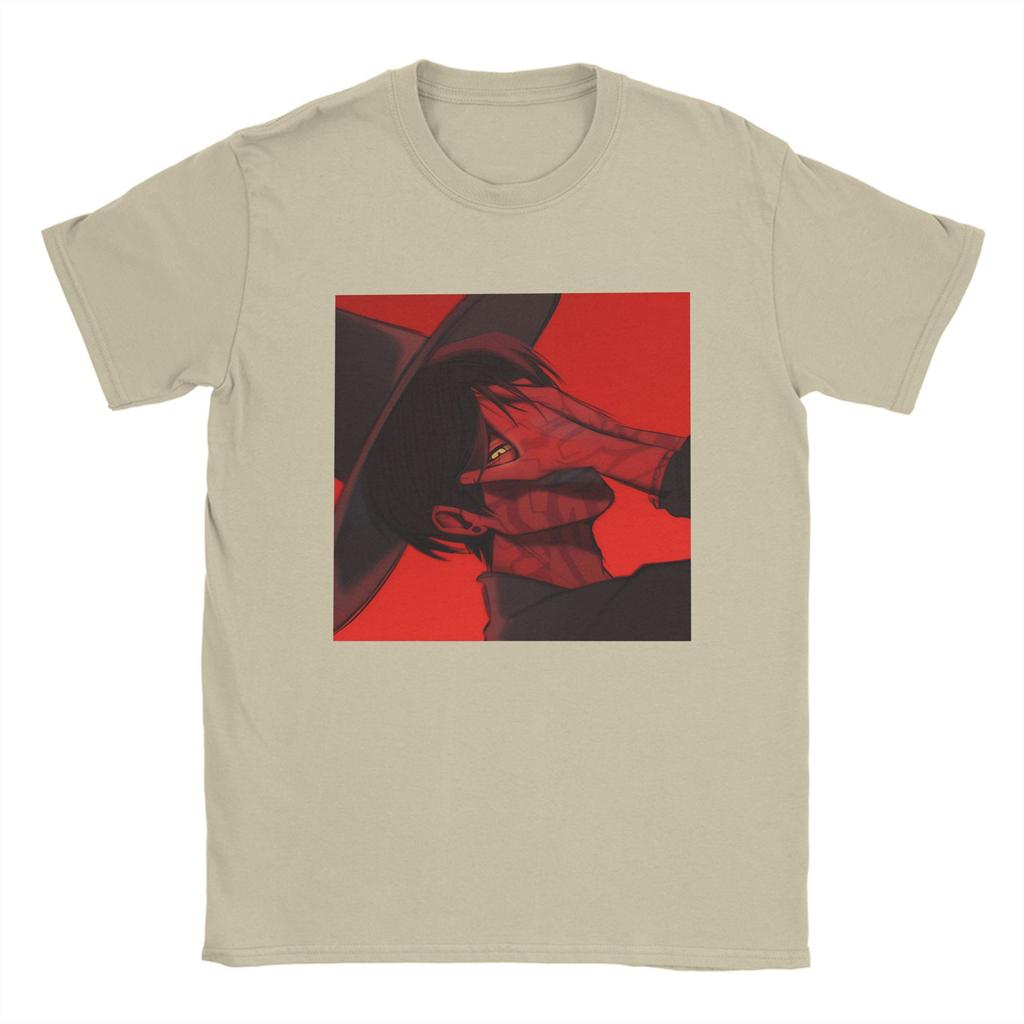 KPop Demon Hunters Saja Boys Jinu T Shirt Men's  Cotton Unique T-Shirt Crewneck  Tee Shirt Short Sleeve Tops Gift Idea