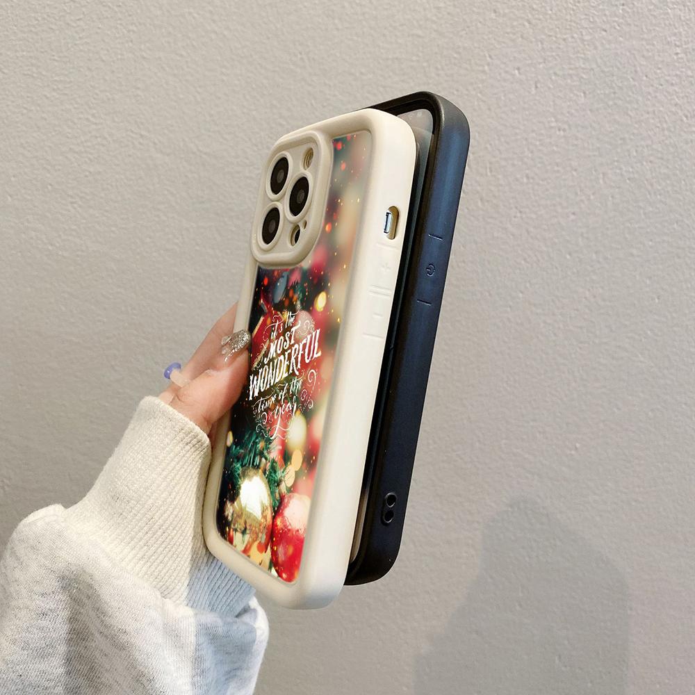 Sky Eye Ladder Soft Case für Samsung A06 A15 A25 A35 A55 A14 A24 A34 S23 S24 FE Alle Samsung Modelle Handyhüllen Cover NY43 Weihnachten Frohes Neues Jahr Kunst