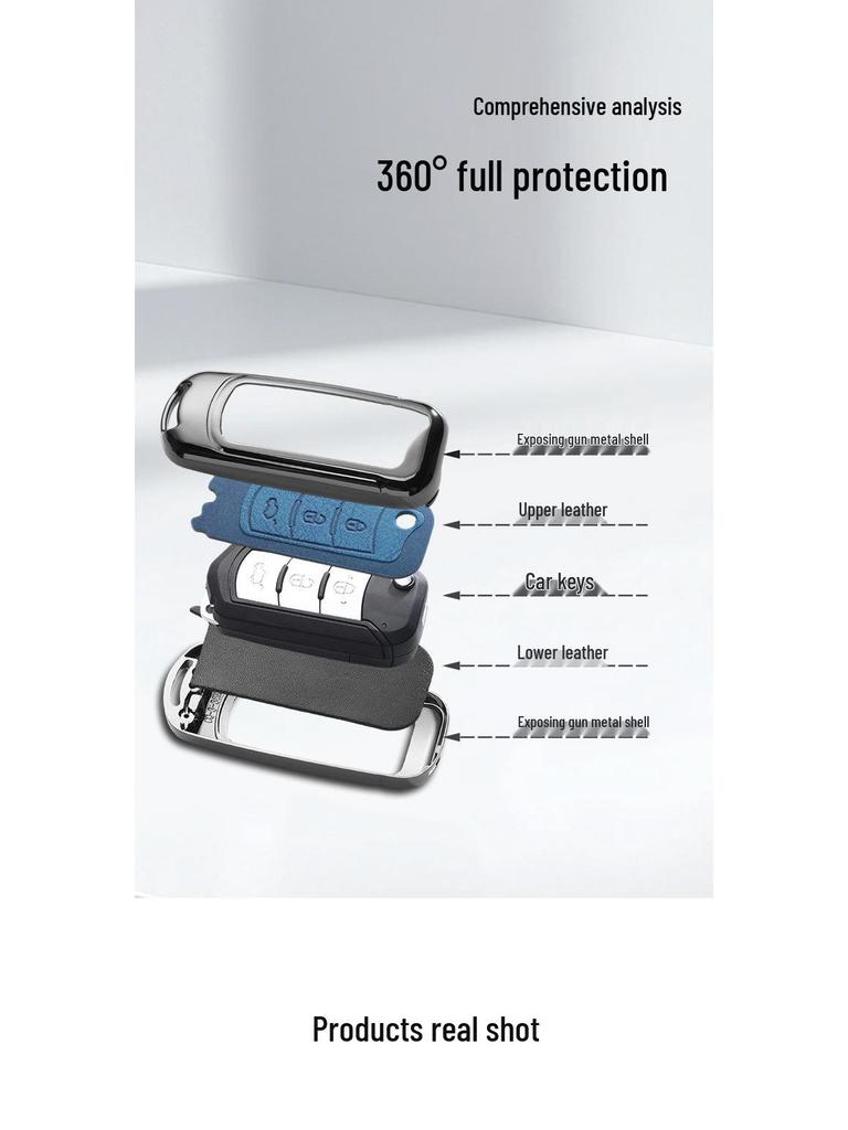 Compatible Key Case for GAC Trumpchi GS4, GS3, GA6, GA4, GS5, GA3, Legend Models