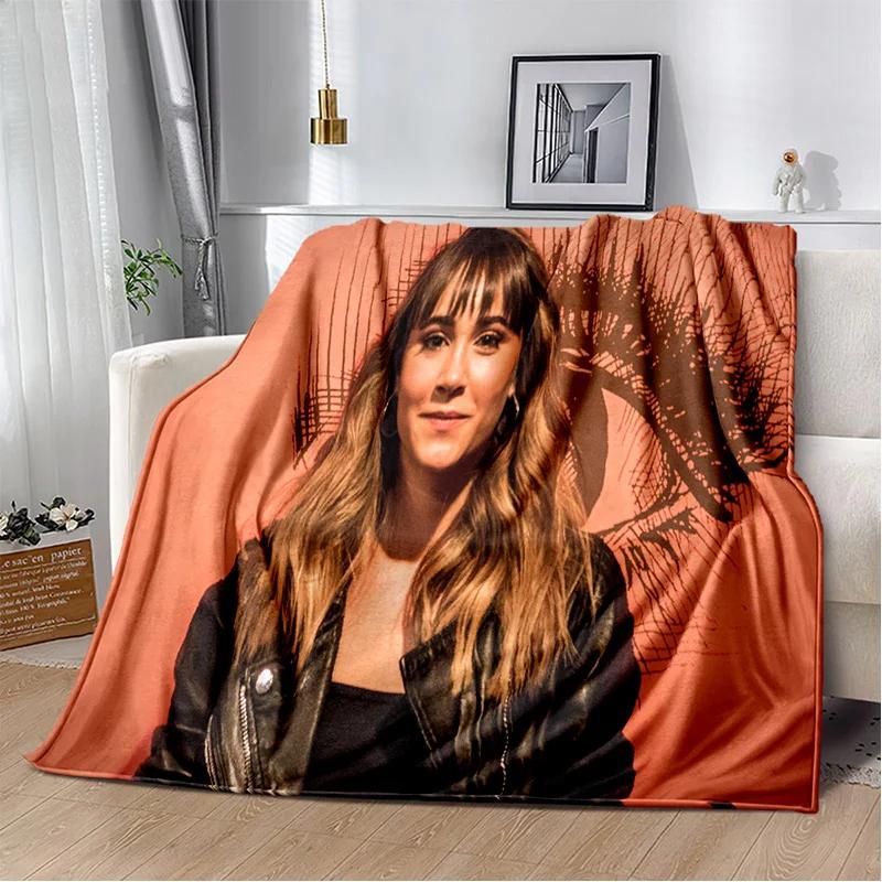 3D Spanish Singer Cute Aitana Soft Plush Blanket,Flannel Blanket Throw Blanket for Living Room Bedroom Bed Sofa Picnic Cover Kid