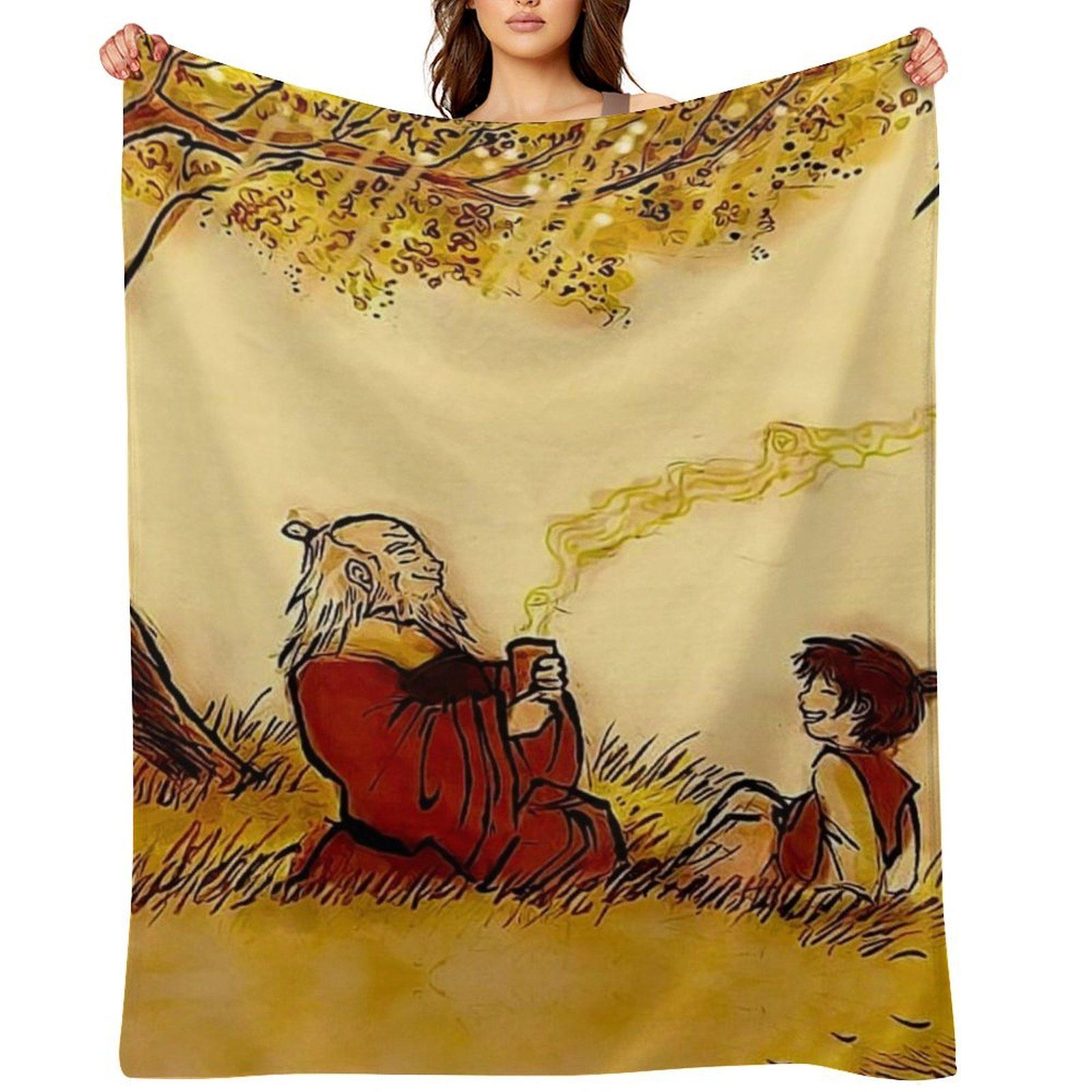 iroh s tea Throw Blanket Thermal for babies Quilt For Sofa Thin Blankets 30x40in