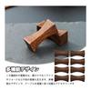 8-Piece Wooden Chopstick Rests Set - Natural Wood Cutlery Holder for Restaurants, Cafes, and Home Use - Non-Slip, Durable, and Stylish Japanese