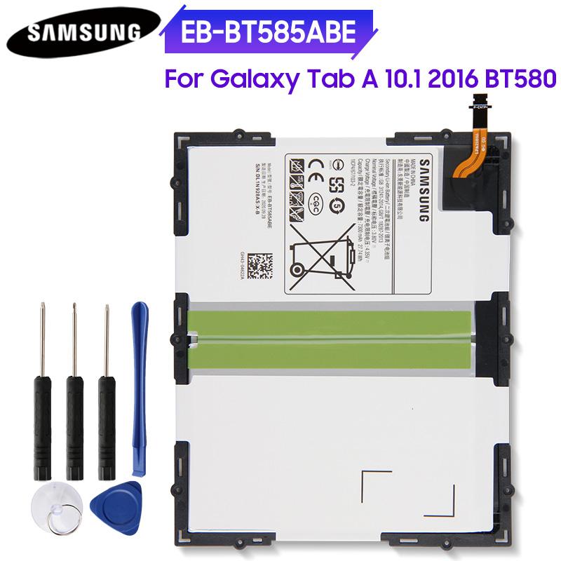 Original Replacement Battery For Samsung Tab A 10.1 2016 BT580 SM-T585C EB-BT585ABE EB-BT585ABA 7800mAh