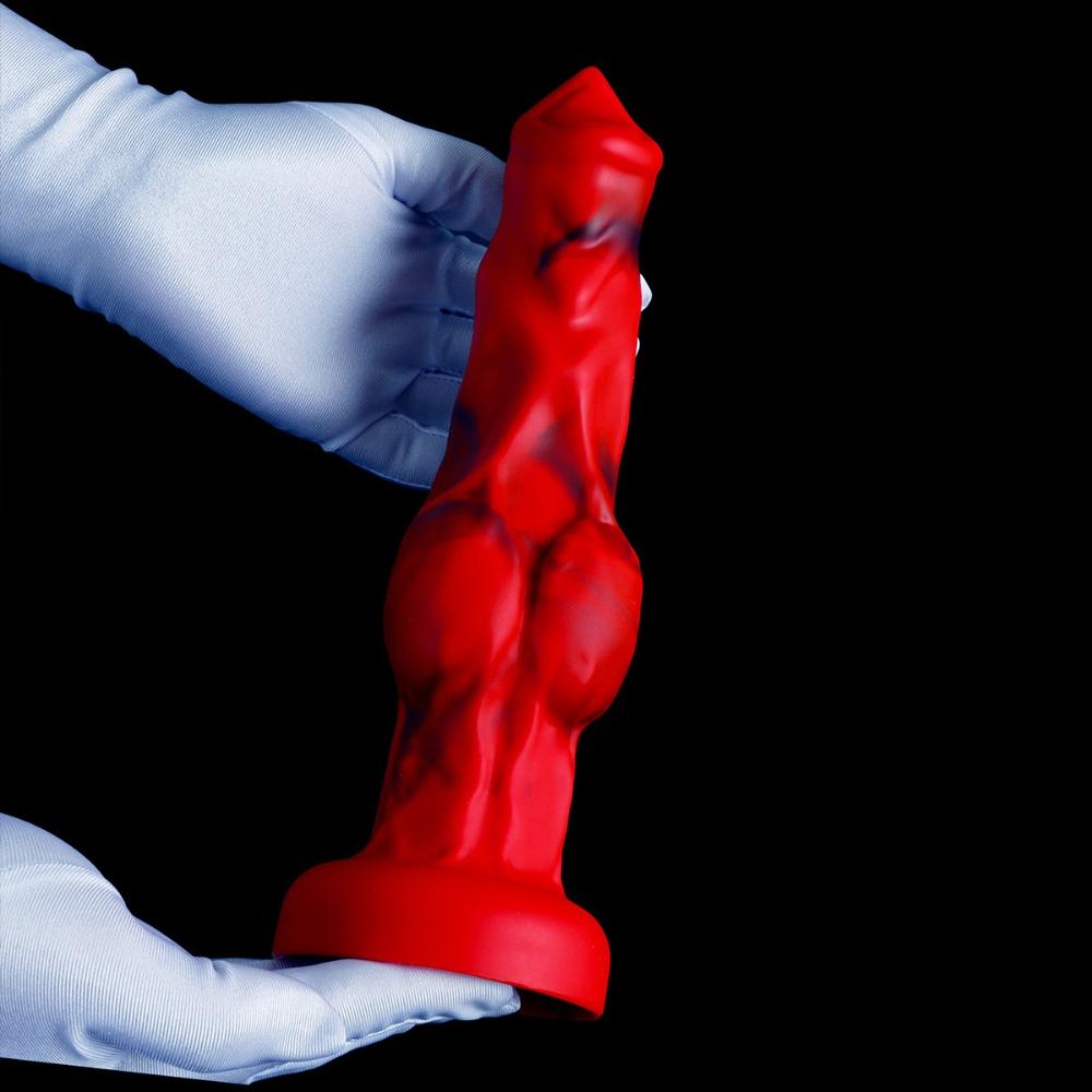 Weiblicher SM-Tierförmiger Silikon-Analplug - Neuartiger Realistischer Dildo Erwachsenen-Sexspielzeug