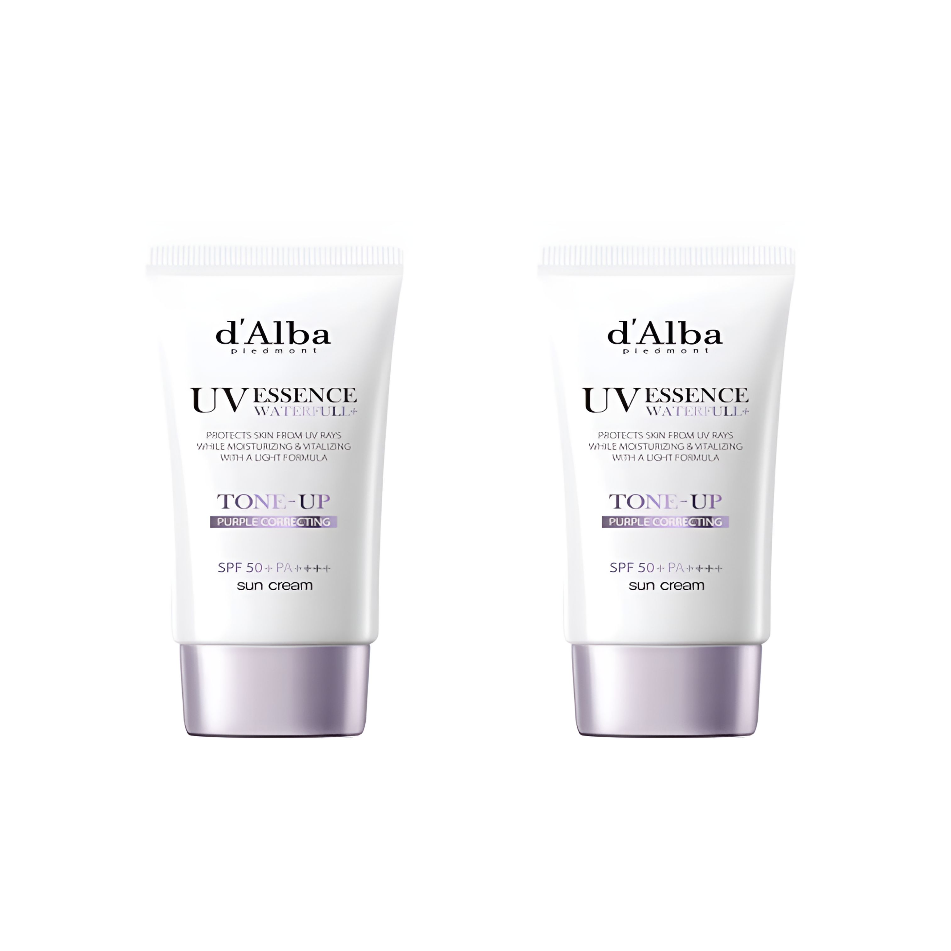 d Alba Waterfull Tone-Up Sunscreen Purple Duo Set (50ml + 50ml)