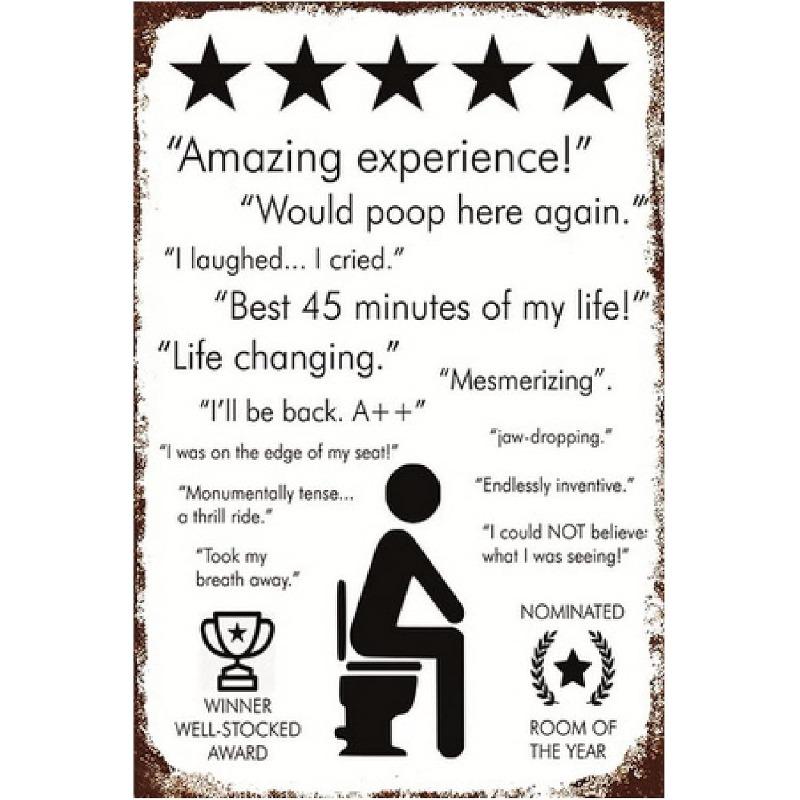 Funny Office Tin Sign Metal Poster Vintage Wall Dcor Humor Art Cute Gifts for Bathroom Toilet Bar Pub Restaurants Cafe Club
