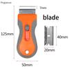 10 Blade Set Glue Removal Tool with Telescopic Knife, Ideal for Label/Sticker/Paint Clearing