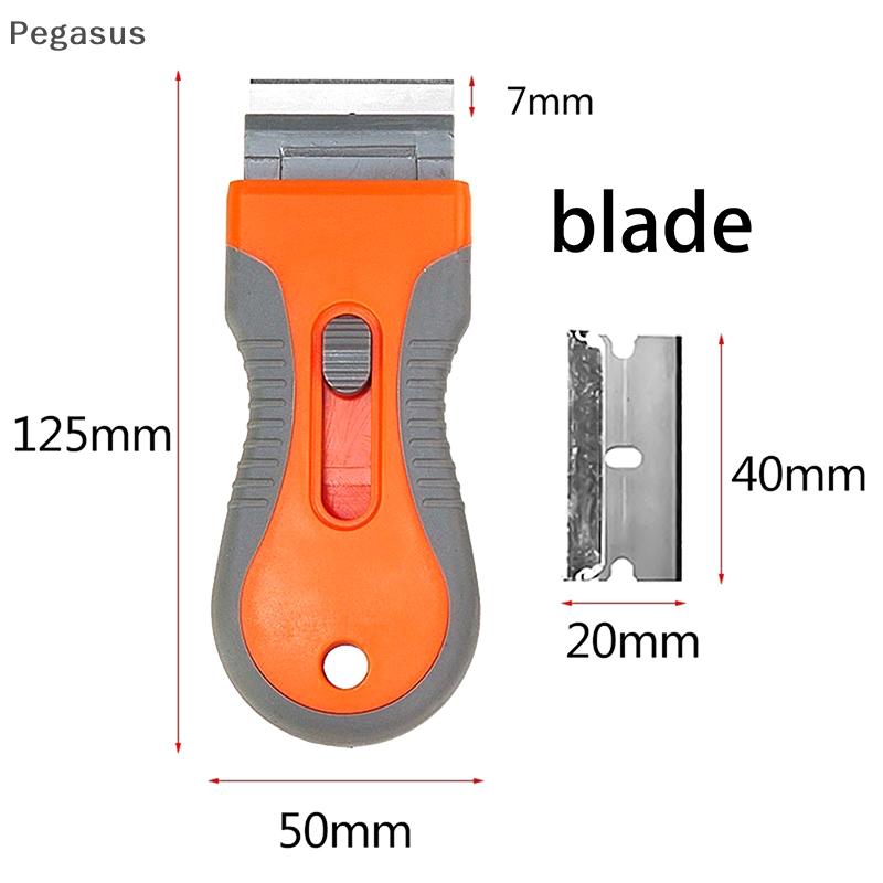 10 Blade Set Glue Removal Tool with Telescopic Knife, Ideal for Label/Sticker/Paint Clearing