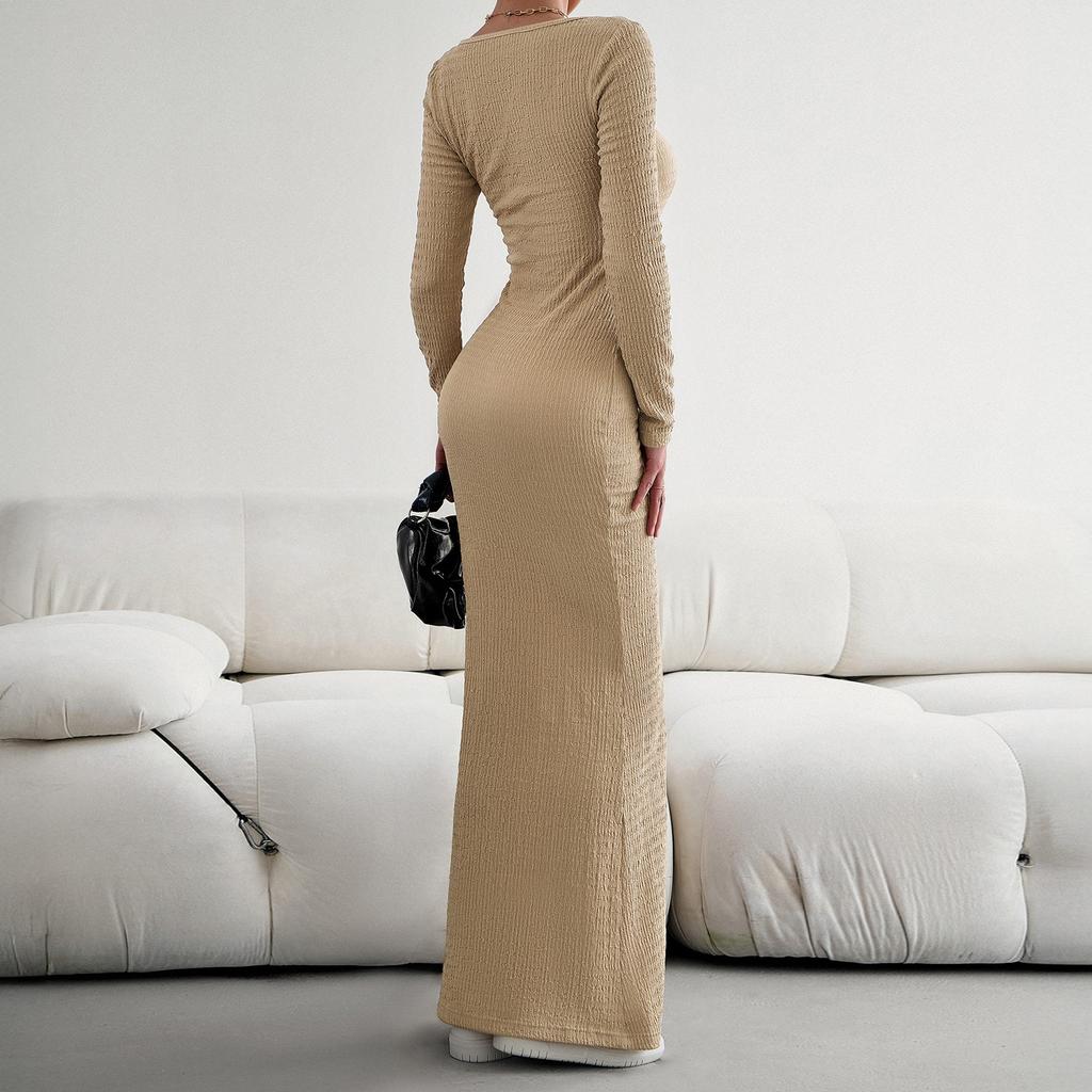 Women's Maxi Dress Womens Casual Long Sleeve Dress Party Long Dresses