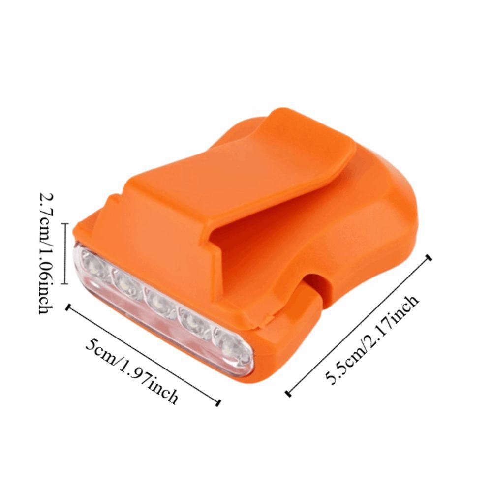 2 Colors Hat HeadLamp Rotatable Hat Clip Light Portable Clip Headlamp  Outdoor Fishing