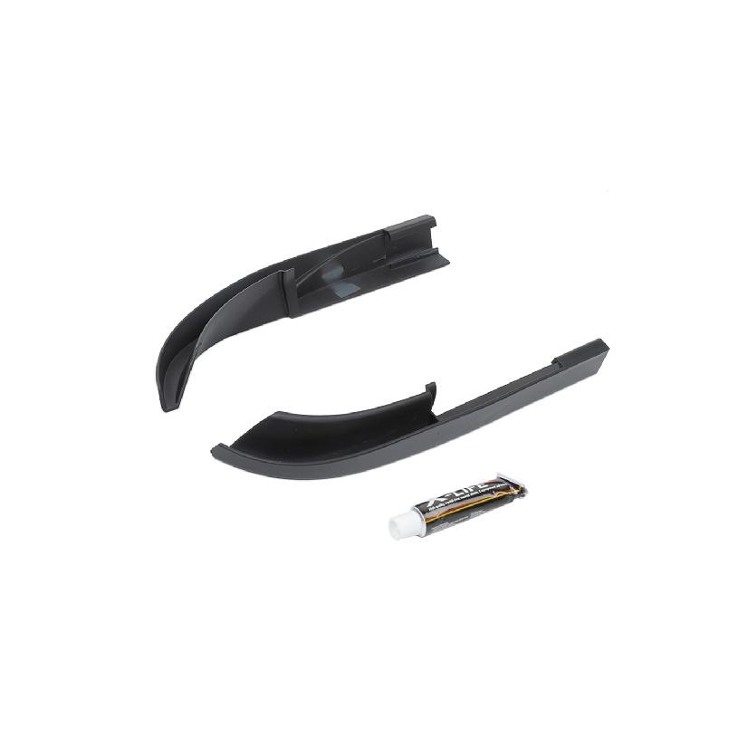 Roof Top Rain Gutter Extension Hardtop Rainwater Diversion Channel Guard for Jeep Wrangler JK 2011-2017 Car Exterior