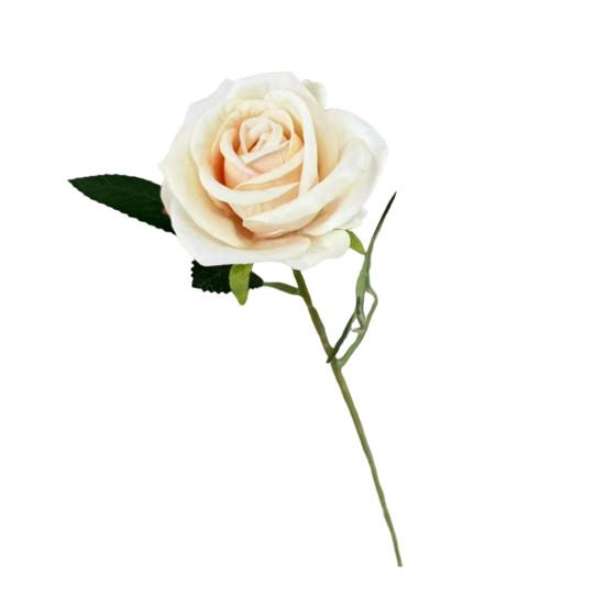 Rose Flower for Flower Arrangement Realistic Long Stem Fake Silk Rose