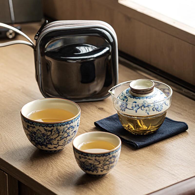 Shangqi Portable Ceramic Travel Tea Set