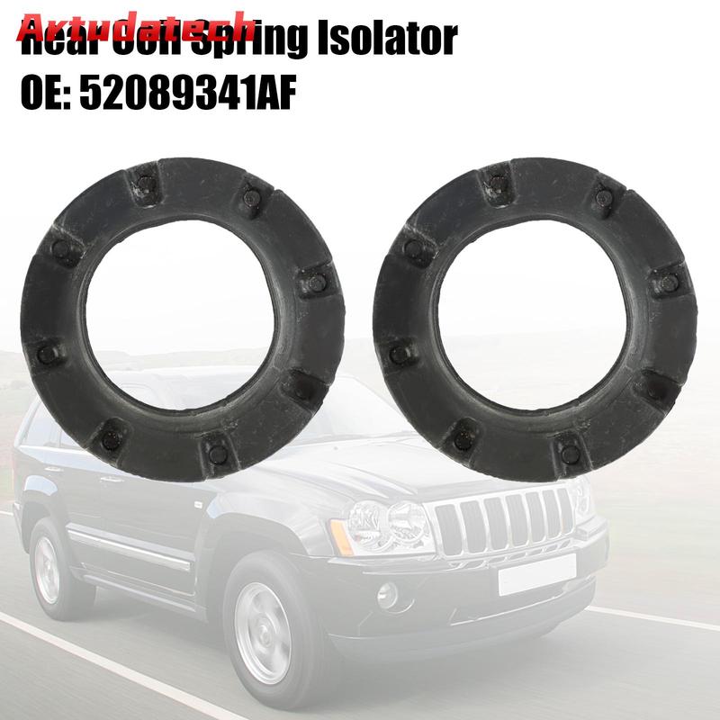 Artudatech 2 x Изолятор задней пружины 52089341AF для Jeep Grand Cherokee WK 2005-2010