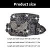 Grunge Studded Waist Chain Stunning Rhinestones Waist Ceinture Unisex Belt