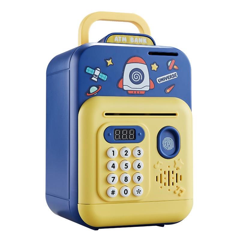 Password Coin Counting Money Jar: 2025 Kids' Savings Gift with Removable Lid