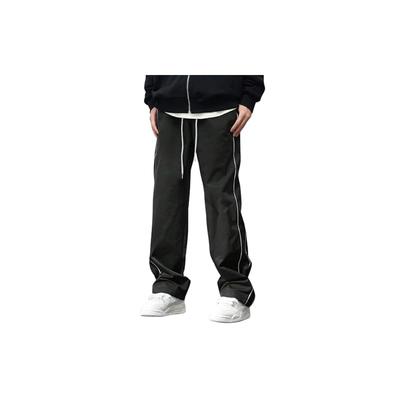 Greciilooks Regular Trouser Loose Fit | Sports For Men Stylish Track Mid Rise Pant (GlTp1046_Black 01_S)