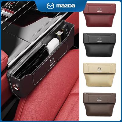 1pcs Car Seat Gap Organizer Seat Crevice Slot Storage Box For Mazda Speed MS 2 3 5 6 7 323 RX8 Axela Atenza CX-3 CX-4 CX-5 CX-8