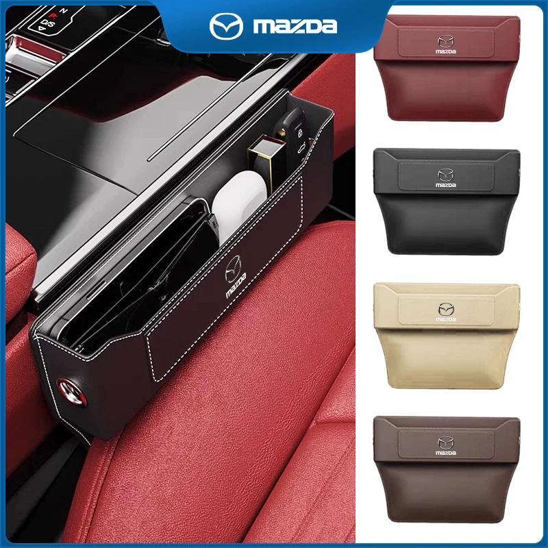 1pcs Car Seat Gap Organizer Seat Crevice Slot Storage Box For Mazda Speed MS 2 3 5 6 7 323 RX8 Axela Atenza CX-3 CX-4 CX-5 CX-8