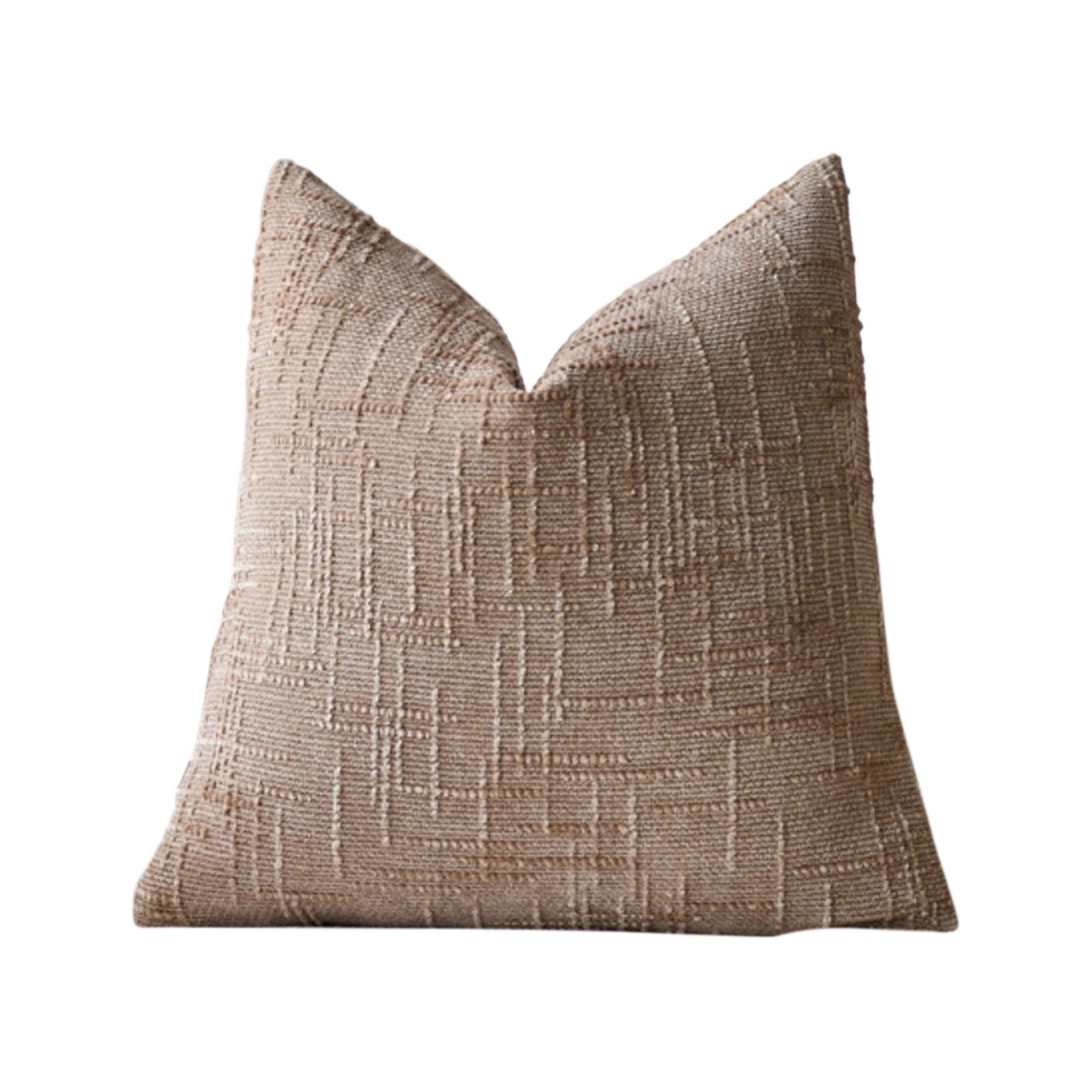 Велюровая наволочка Текстура Декоративная наволочка для подушки One Size бежевый