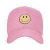 Hippie Trippy Retro Yellow Smiley Face Baseball Cap Luxury Hat Snapback Cap Unisex hat derby hat Golf Women Unisexs