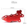 Universalūs dešiniai CNC aliuminio motociklo 42 mm stabdžių suportai su 4 stūmokliais 32*27 mm Gtr Bws125 Kawasaki Moto Racing purviniam motociklui, skuteris