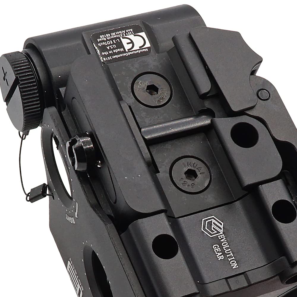 Ryohin Buhin EVOLUTION GEAR Iotek EXPS3 Gen.2 Holographic Sight Replica, High-Intensity, Ultra-Super Duralumin Dot Sight, Black/Classic (L3), Engraved