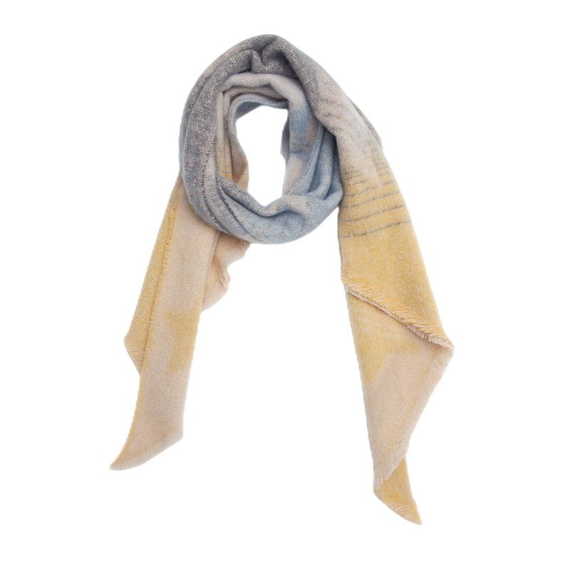 Diagonal Scarf Fashion Women Shawl Yarn Rhombus Shawl Circle Keep Warm