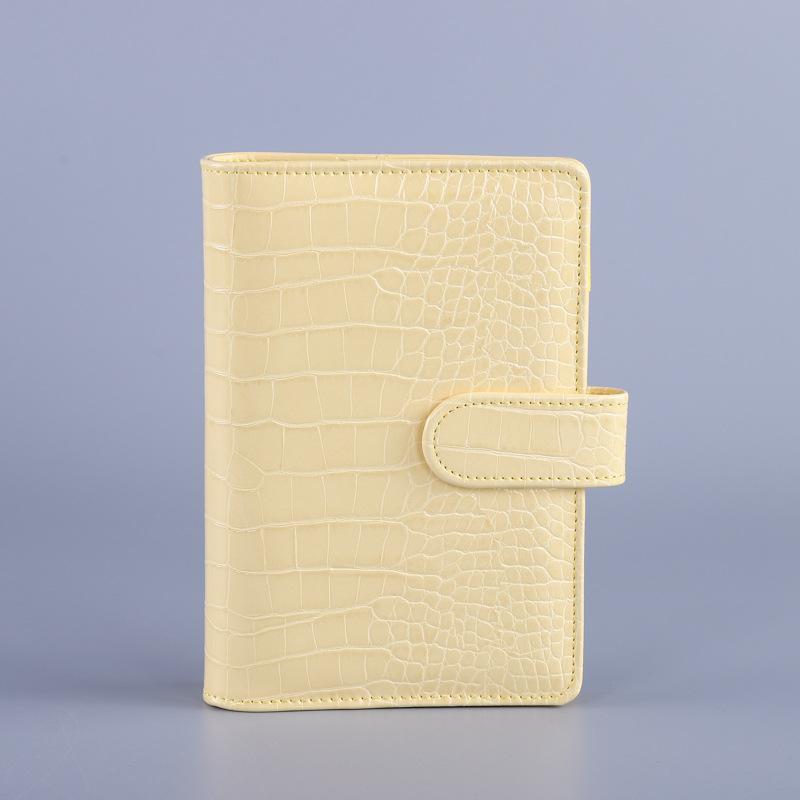 

A5/A6 PU Macaroon Узор крокодиловая кожаный блокнот с отрывными листами в обложке-переплете Dairy Travelers A5