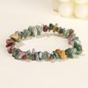 Natural Crystal Stone Bracelet Irregular Reiki Lucky Elastic Bracelet Ladies Fashion Strawberry Crystal Amethyst Jewelry