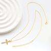 925 Sterling Silver Simple "8" Style Vintage Cross Pendant Necklace For Women Choker Chain Wedding Engagement Party Jewelry Gift
