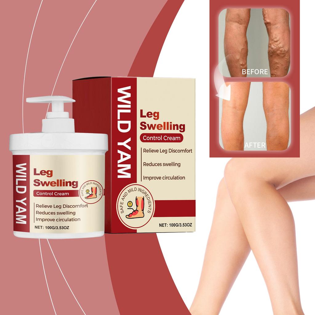 Leg Swelling Care Cream To Soreness And Distension, Daily Muscle And Joint Care Massage Cream, Leg Care.
