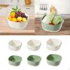2 Layer Vegetable Washing Basket Kitchen Strainer Colander Bowl, in 1 Cleaning Drain