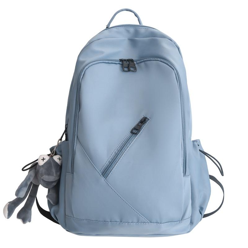 Einfarbiger Schulrucksack für Mittelschüler