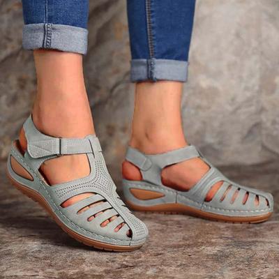 Shoes Sandals Women Summer Open Toe Ladies Shoes Party Sandals For Women Wedge Women's Shoes Retro Women Sandal Footwear Female