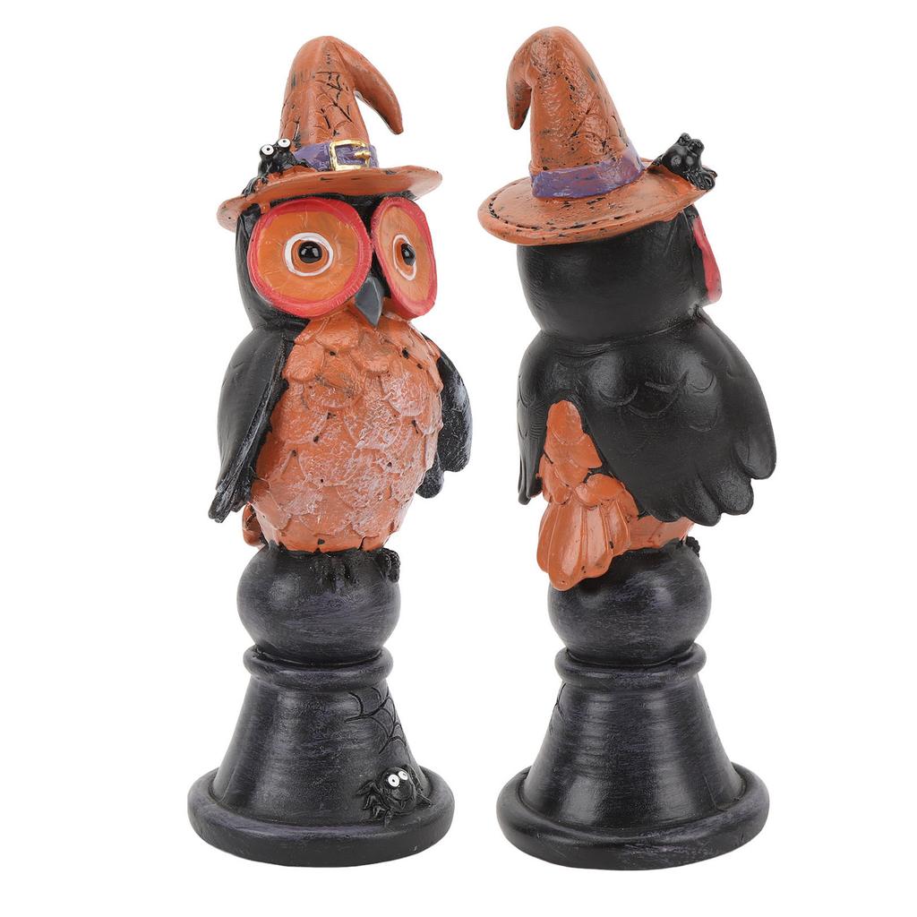 Gotische Eulenstatue, Schreibtischdekoration, Foto-Requisiten, gotisches Eulen-Ornament für Wohnzimmer, Eingang, Fernseher