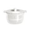 High Quality 2 In 1 Salad Spinner Salad Dryer Household Multifunctional Absorbent Basket Large Capacity Food Strainer