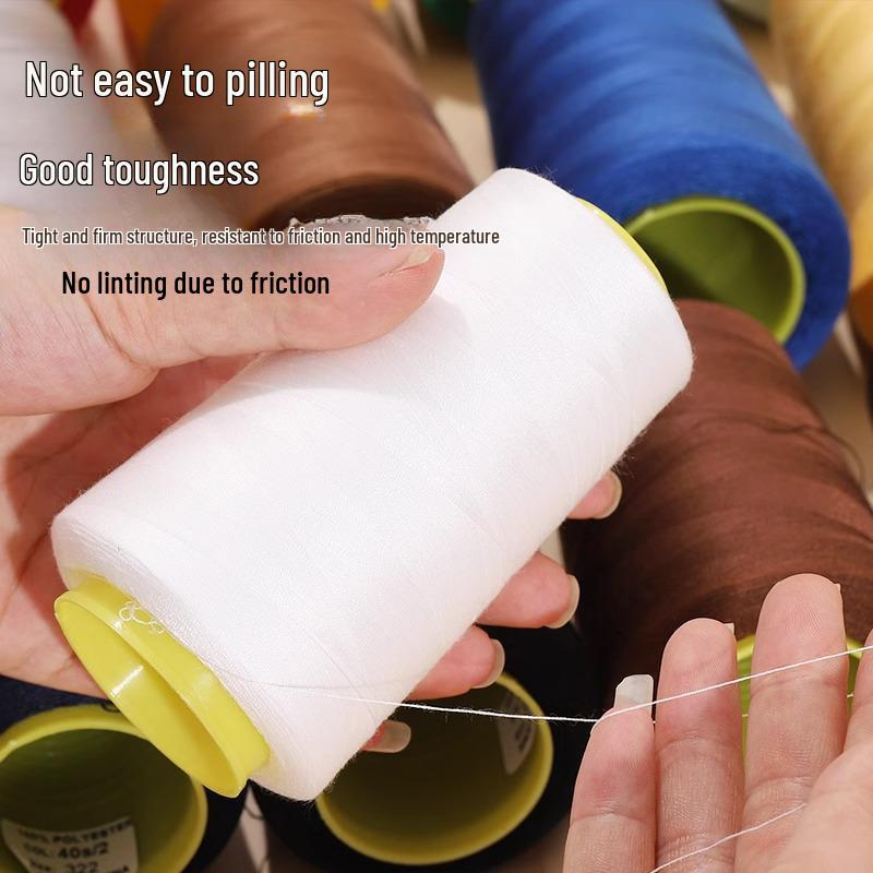 Pagoda 402 Polyester Sewing Thread - White, Machine & Hand Use