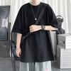Men's Cotton Oversized T-shirt Loose Tops Tshirts For Clothing Breathable Casual Pattern Short Sleeve Tees Streetwear Recommend